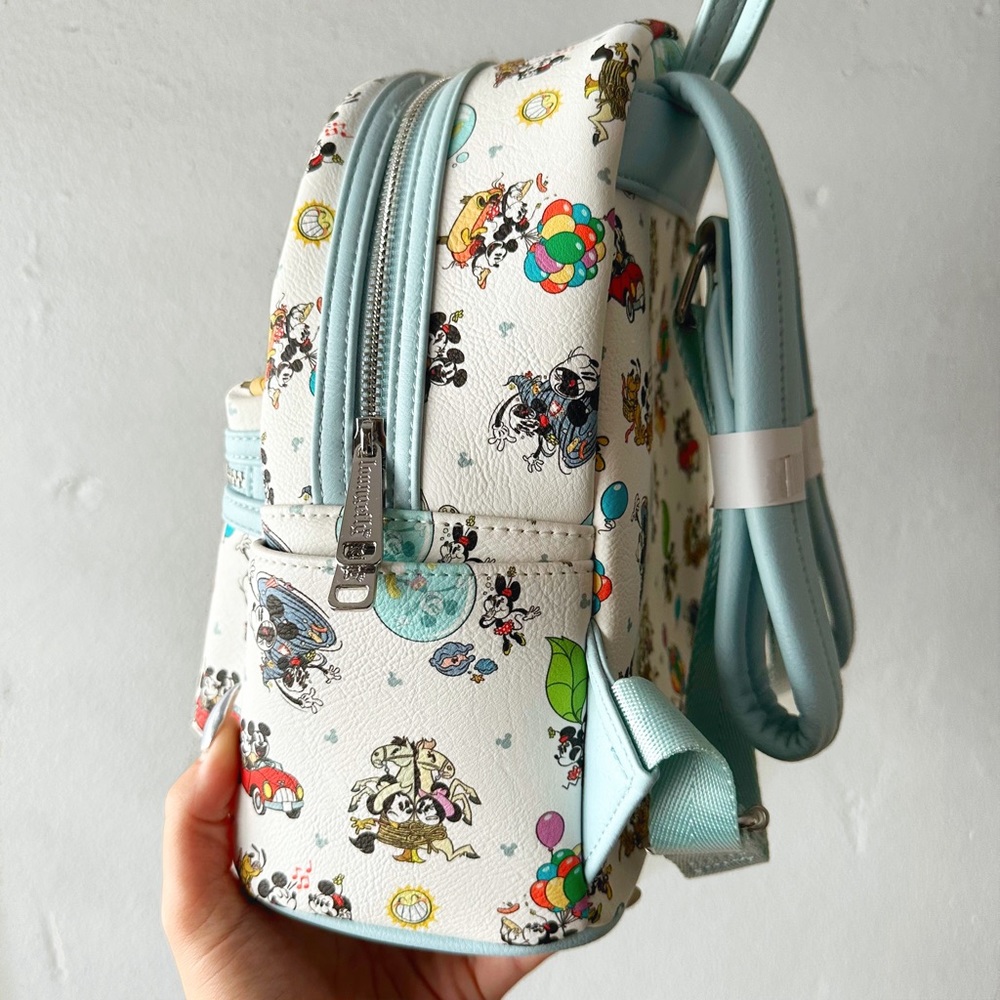 *SOLD* Mickey & Minnie’s Runaway Railway Loungefly Mini Backpack - Picture 2 of 3